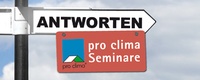 Foto Wegweiser pro clima Seminare