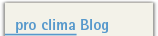 pro clima Blog