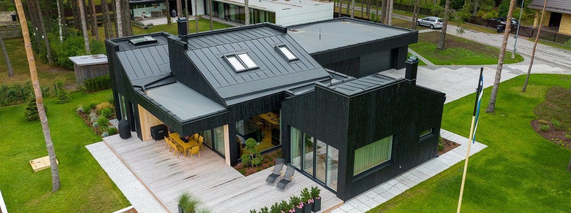 Neubau in einem Vorort von Tallinn, Estland