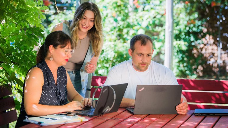 Arbeiten im Freien