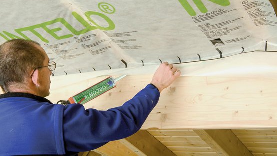 11a. Anschluss an sägerraues Holz
