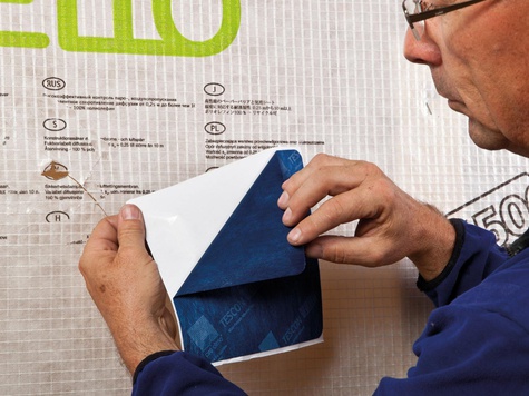 1. Trennpapier lösen
