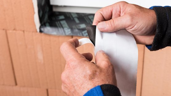 Verarbeitungsschritte: 1. vor Fenstermontage