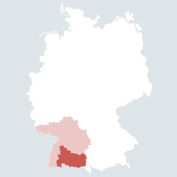 Außendienstgebiet Süd-West Baden-Württemberg Süd-Ost